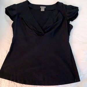 Ann Taylor Navy blue petite 2P pullover top